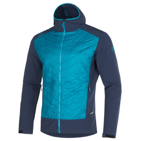 Herrenjacke La Sportiva Kap Hybrid Hoody M blau/hellblau Crystal/Night Blue