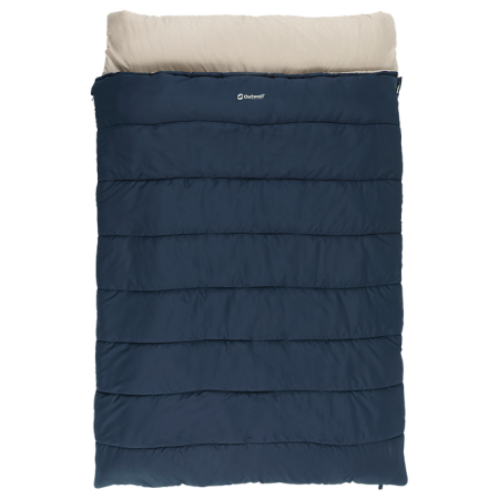 Deckenschlafsack Outwell Contour Lux Double dunkelblau Blue