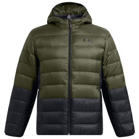 Herrenjacke Under Armour Legend Down Hooded Jacket grün/schwarz GRN
