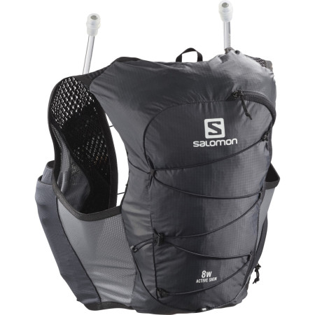 Laufweste Salomon Active Skin 8 W Set schwarz Ebony