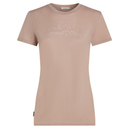 Damen-T-Shirt Icebreaker Women Merino 150 Tech Lite SS Tee Sparkling Stars rosa Pink Quartz