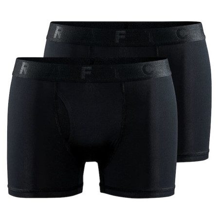 Herren funktionelle Boxershorts Craft Core Dry 3" 2-pack schwarz Black