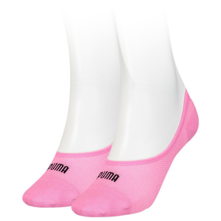Damensocken Puma Mesh Footie 2P rosa pink combo