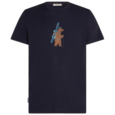 Herren T-Shirt Icebreaker Men Merino 150 Tech Lite Bear Tour dunkelblau Midnight Navy