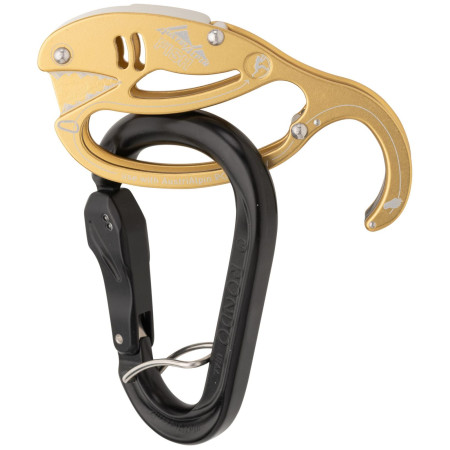 Sicherungsgerät AustriAlpin FISH automatické jistítko s karabinou HMS RONDO schwarz Black