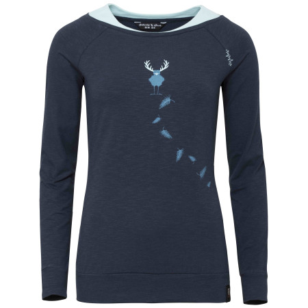 Damen-T-Shirt Chillaz Serles Hirschkrah dunkelblau Darkblue