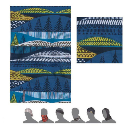 Multifunktionstuch Sensor Tube Nature Multicolor mix3 Multicolor