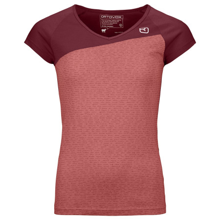 Damen-T-Shirt Ortovox 120 Tec T-Shirt W rot blush