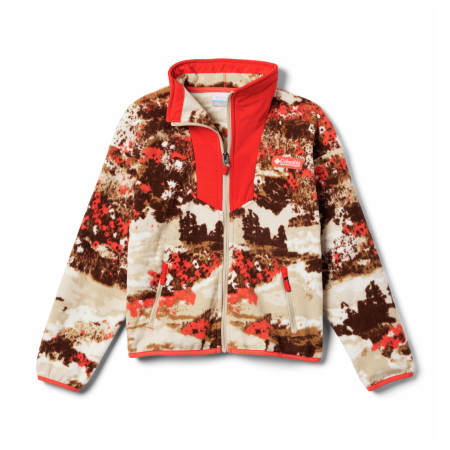 Kinder-Sweatshirt Columbia Sequoia Grove™ Printed Full Zip Fleece Zing Fieldaze, braun/orange Zing Fieldaze,