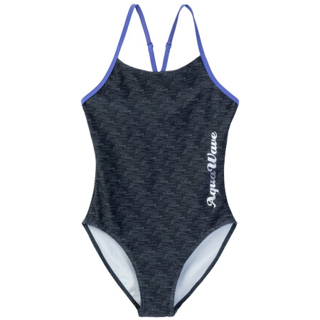 Kinderbadeanzug Aquawave Sublime Jr grau/blau India Ink/Blue Iris