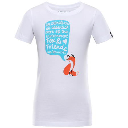 Kinder-T-Shirt Alpine Pro Worldo weiß white