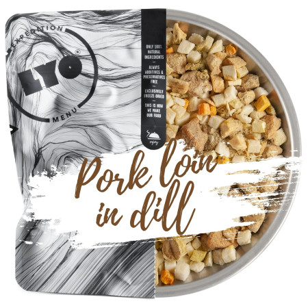 Trekkingnahrung Lyo food Pork loin in Dill 500g