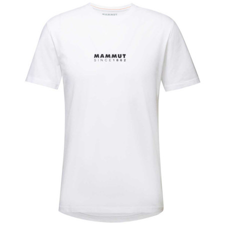 Herren-T-Shirt Mammut Logo T-Shirt Men weiß/grau white