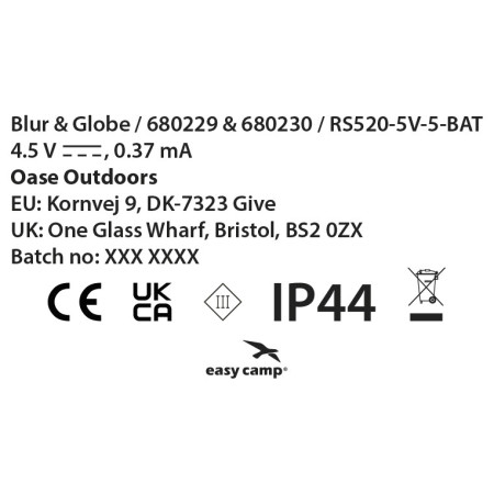 Lichterkette Easy Camp Blur Light Chain