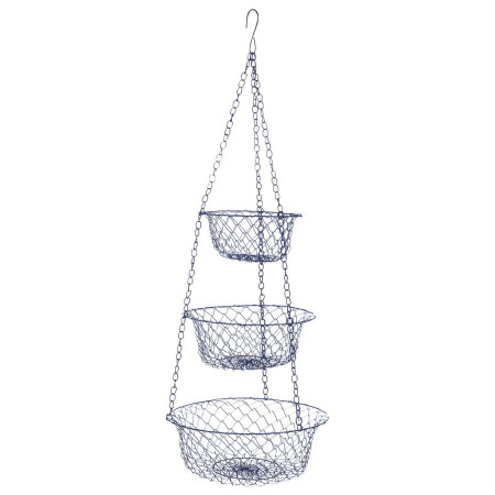 Organizer Bo-Camp Hanging baskets 3-level blau metal blue