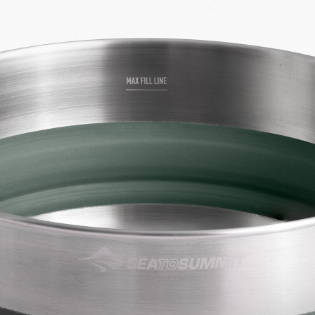 Faltbarer Kochtopf Sea to Summit Detour Stainless Steel Collapsible Pot 3L