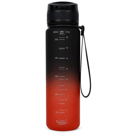 Flasche Regatta 0.6L Tritan Flip schwarz/rot Ash/Red