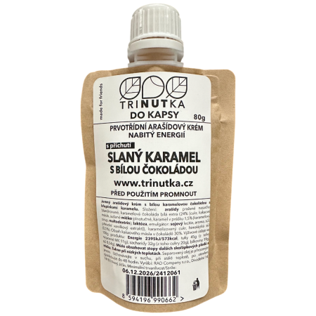 Quetschie TriNutka Slaný karamel s bílou čokoládou 100 g