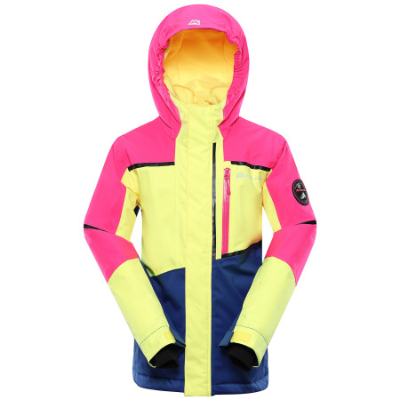 Kinder Winterjacke Alpine Pro Melefo gelb nano yellow