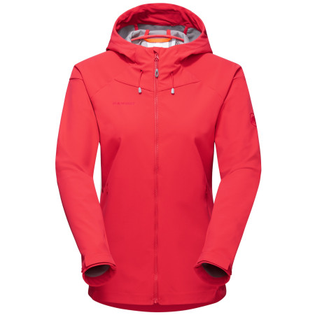 Damenjacke Mammut Sapuen SO Hooded Jacket Women rosa Sunset