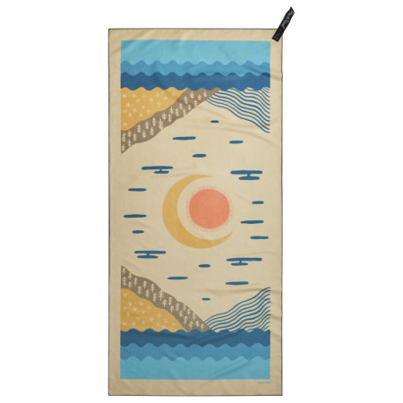 Schnelltrocknendes Handtuch PackTowl Personal Body beige Balance Print