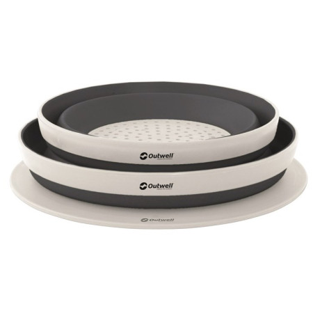 Set Schüsseln und Sieb Outwell Collaps Bowl & Colander Set