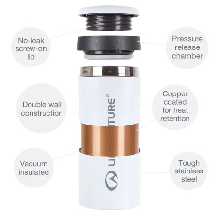 Thermotasse LifeVenture One Touch Thermal Mug 350 ml