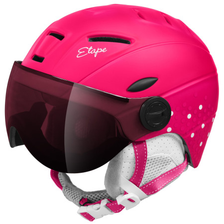 Kinder Skihelm Etape Rider Pro rosa Pink/WhiteMat