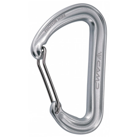 Materialkarabiner Camp Photon Wire silber Titanium