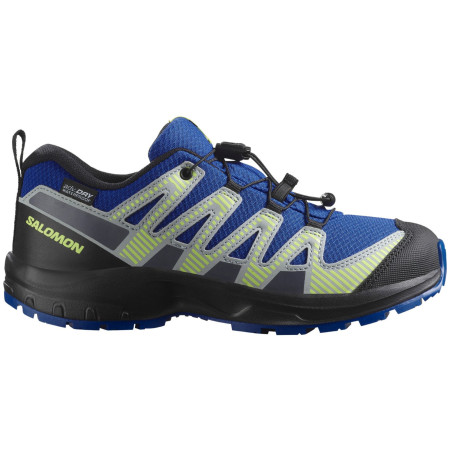 Kinderschuhe Salomon Xa Pro V8 Waterproof blau Nautical Blue / Black / Sharp Green
