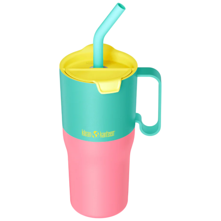 Thermotasse Klean Kanteen Rise 26oz Tumbler (w/ Flip Straw Lid) rosa Turquoise Kaleidoscope