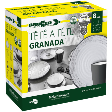 Geschirrset Brunner Set tête-à-tête Granada 8 pcs