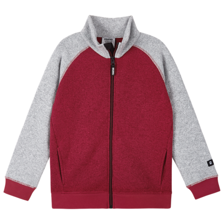 Kinder-Funktions-Sweatshirt Reima Neulomus Cranberry weinfarbe Cranberry