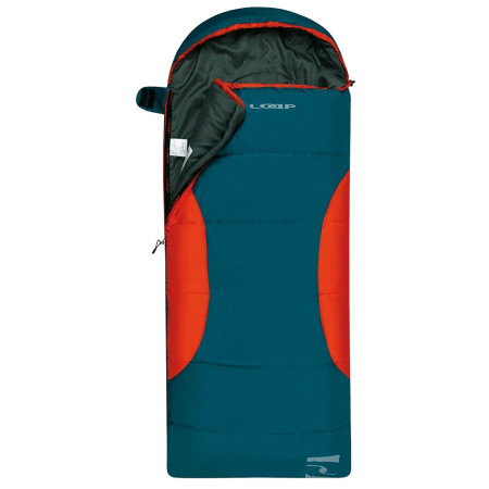 Kinderschlafsack Loap Salmo KID blau/rot