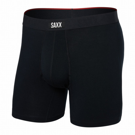 Boxershorts Saxx Vibe Xtra Super Soft Boxer Brief Fly schwarz Black