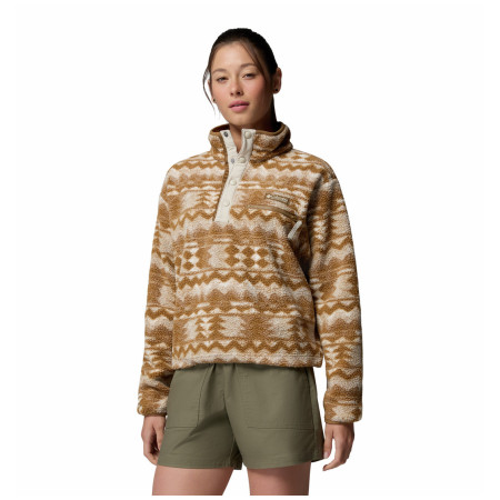 Damen-Sweatshirt Columbia Helvetia™ II Printed Cropped Half Snap
