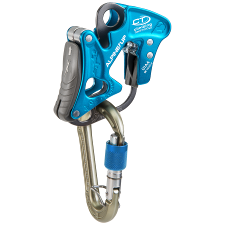 Sicherungsgerät Climbing Technology Alpine-Up Kit blau Blue