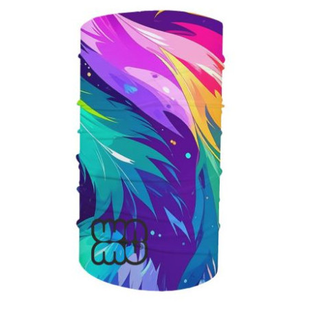 Kinder-Multifunktionstuch WAMU Dark Purple mix1 MULTICOLORED