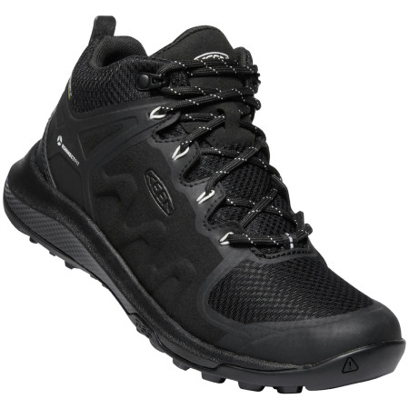 Damenschuhe Keen Explore Mid Wp schwarz Black/StarWhite