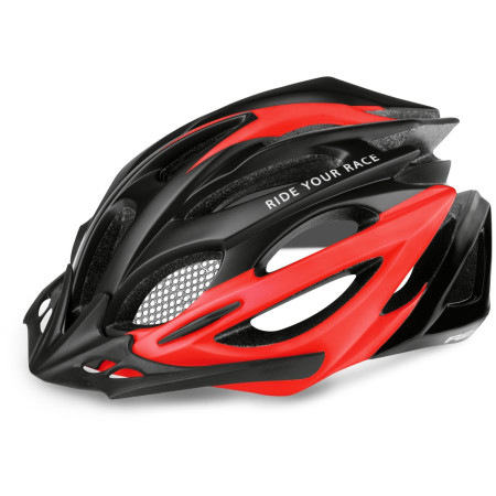 Fahrradhelm R2 Pro-Tec schwarz/rot matná - černá, červená