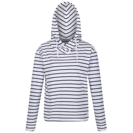 Damen-Sweatshirt Regatta Monsal weiß White/NvyStr