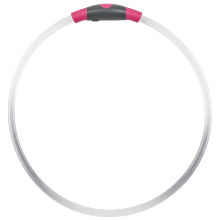 Leuchtendes Hundehalsband Nite Ize NiteHowl® Rechargeable LED Safety Necklace rosa Tie Dye Pink