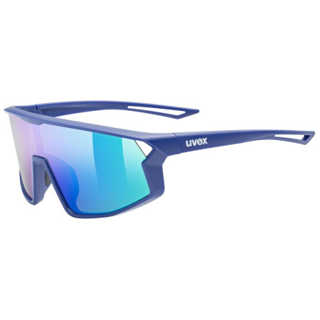 Kinder-Sonnenbrille Uvex Skyryse Jr. schwarz/grün Blue Matt/Mir Green