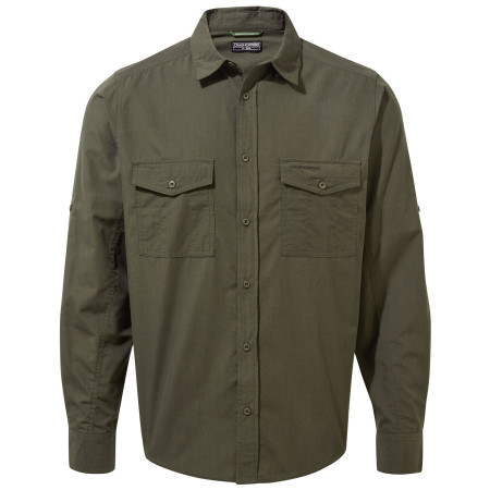 Herrenhemd Craghoppers Kiwi Long Sleeved Shirt grün Woodland Green