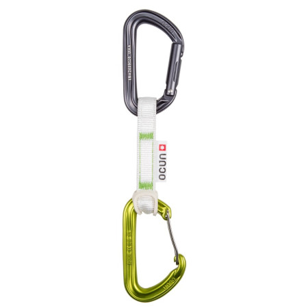 Express-Set Ocún HAWK QD COMBI BIO-DYN-RING 15 mm 10 cm 6-pack hellgrün Green