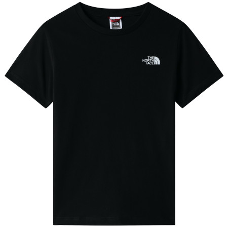 Kinder-T-Shirt The North Face Teens S/S Simple Dome Tee schwarz Tnf Black/Tnf White