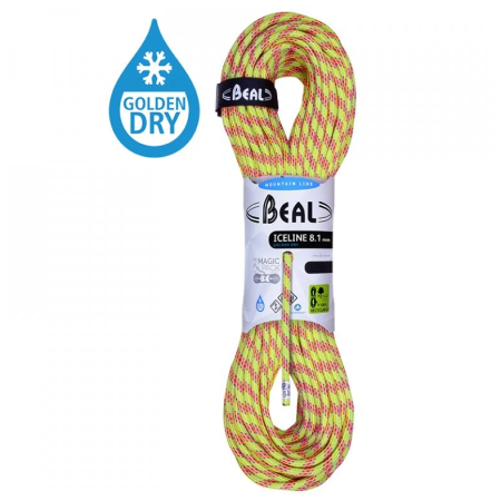 Kletterseil Beal Ice Line 8,1 mm (50 m) grün ANIS