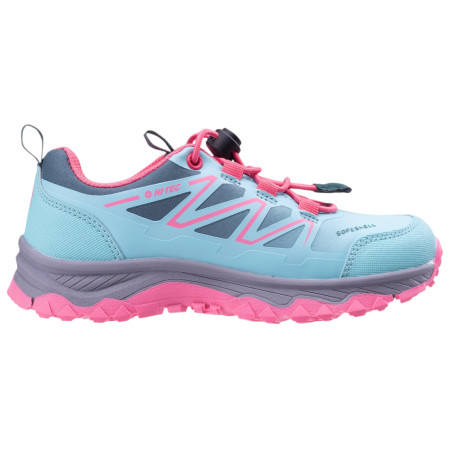 Kinderschuhe Hi-Tec Lorir Jrg blau/rosa MINT/FOREST GREEN
