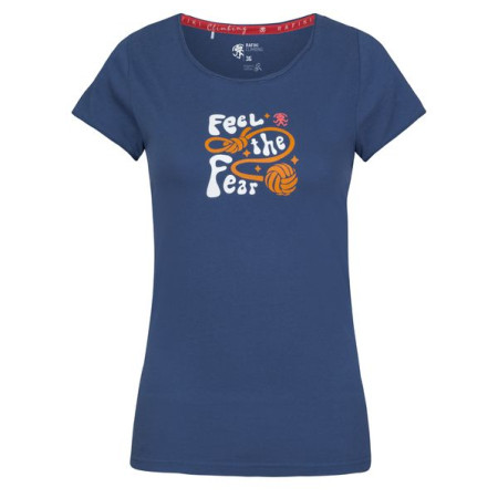 Damen-T-Shirt Rafiki Jay petrolfarbe ensign blue