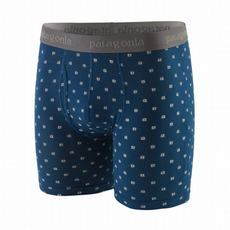 Herren-Boxershorts Patagonia M's Essential Boxer Briefs - 6 in. blau Sun Beams: Lagom Blue